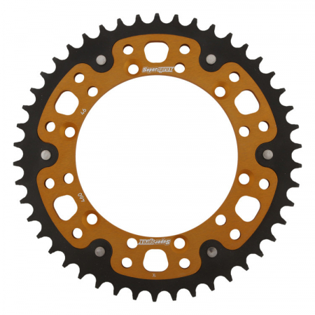 Piese moto - Foaie spate SUPERSPROX STEALTH RST-460:46-GLD auriu 46T, 520