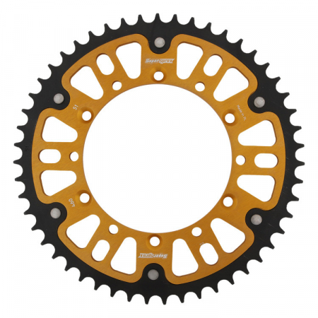 Piese moto - Foaie spate SUPERSPROX STEALTH RST-460:51-GLD auriu 51T, 520