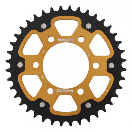 Piese moto - Foaie spate SUPERSPROX STEALTH RST-478:40-GLD auriu 40T, 520