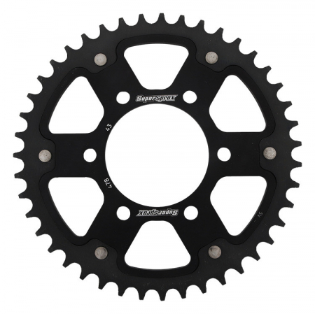 Piese moto - Foaie spate SUPERSPROX STEALTH RST-478:43-BLK Negru 43T, 520