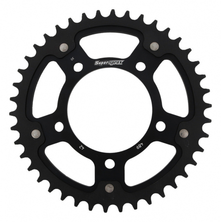 Piese moto - Foaie spate SUPERSPROX STEALTH RST-489:42-BLK Negru 42T, 530