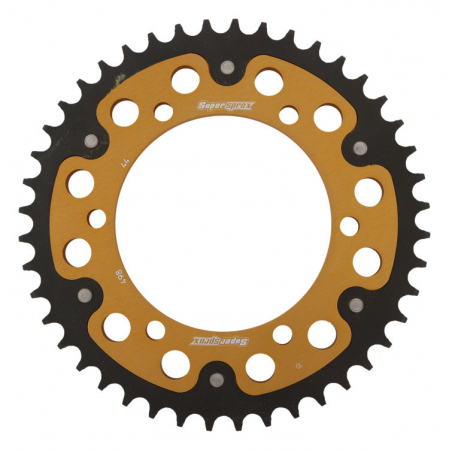 Piese moto - Foaie spate SUPERSPROX STEALTH RST-498:44-GLD auriu 44T, 525