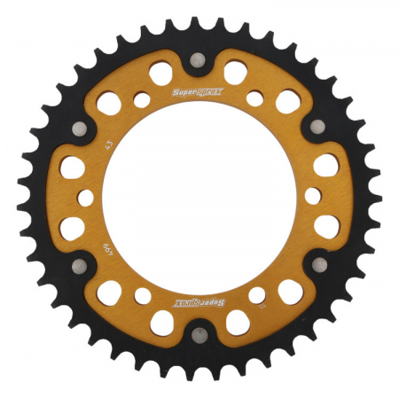Piese moto - Foaie spate SUPERSPROX STEALTH RST-499:43-GLD auriu 43T, 530