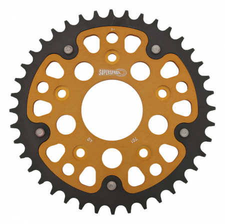 Piese moto - Foaie spate SUPERSPROX STEALTH RST-701:40-GLD auriu