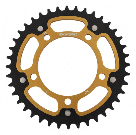 Piese moto - Foaie spate SUPERSPROX STEALTH RST-703:40-GLD auriu 40T, 520