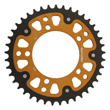 Piese moto - Foaie spate SUPERSPROX STEALTH RST-703:41-GLD auriu 41T, 520