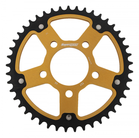 Piese moto - Foaie spate SUPERSPROX STEALTH RST-727:45-GLD auriu 45T, 525