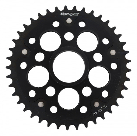 Piese moto - Foaie spate SUPERSPROX STEALTH RST-733_525:41-BLK Negru 41T, 525