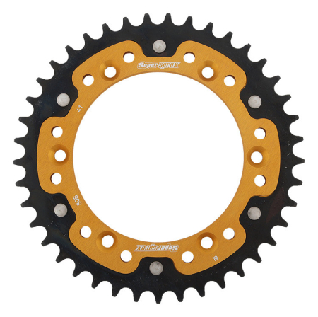 Piese moto - Foaie spate SUPERSPROX STEALTH RST-808:41-GLD auriu 41T, 520
