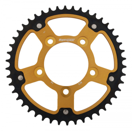 Piese moto - Foaie spate SUPERSPROX STEALTH RST-823:46-GLD auriu 46T, 520