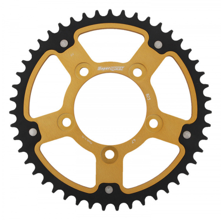 Piese moto - Foaie spate SUPERSPROX STEALTH RST-823:47-GLD auriu 47T, 520