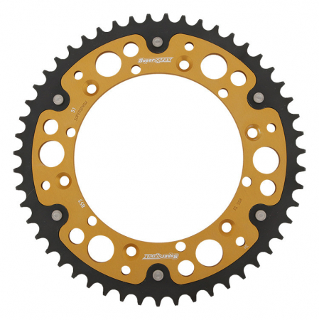 Piese moto - Foaie spate SUPERSPROX STEALTH RST-853:51-GLD auriu 51T, 520