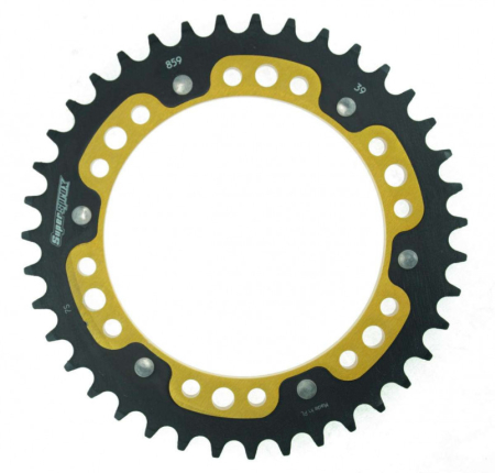 Piese moto - Foaie spate SUPERSPROX STEALTH RST-859:39-GLD auriu 39T, 530