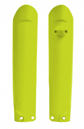 Piese moto - Fork guards POLISPORT 8398600009 (pereche) Flo yellow