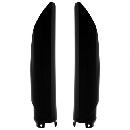 Piese moto - Fork guards POLISPORT 8398700003 (pereche) Negru