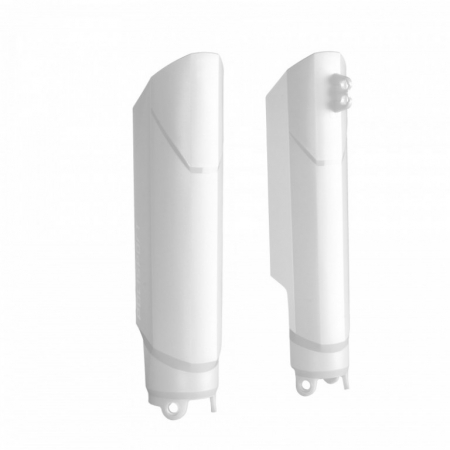 Piese moto - Fork guards POLISPORT 8399600002 Alb