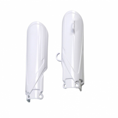 Piese moto - Fork guards POLISPORT 8399800001 Alb