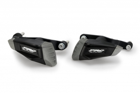 Piese moto - Frame sliders PUIG PRO 2.0 21485N black with grey rubber