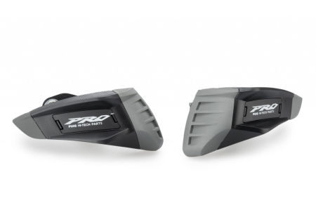 Piese moto - Frame sliders PUIG PRO 2.0 22493N black with grey rubber