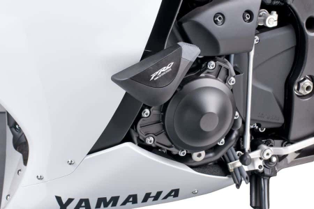 Piese moto - Frame sliders PUIG PRO 5549N black with grey rubber
