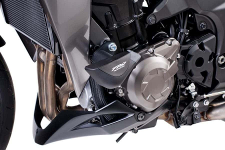 Piese moto - Frame sliders PUIG PRO 7071N black with grey rubber