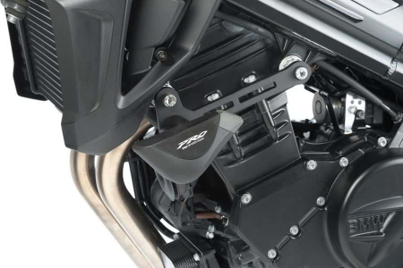 Piese moto - Frame sliders PUIG PRO 7699N black with grey rubber