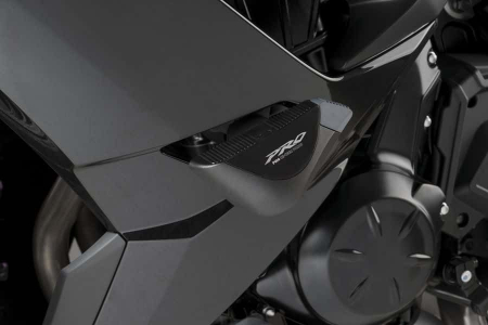 Piese moto - Frame sliders PUIG PRO 9467N black with grey rubber
