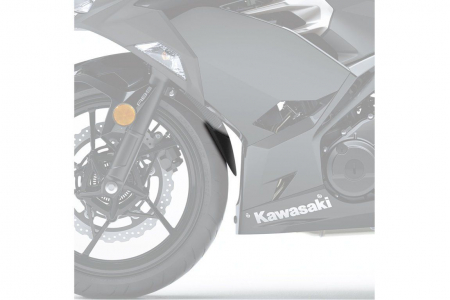 Piese moto - Front fender extension PUIG 1940N Negru