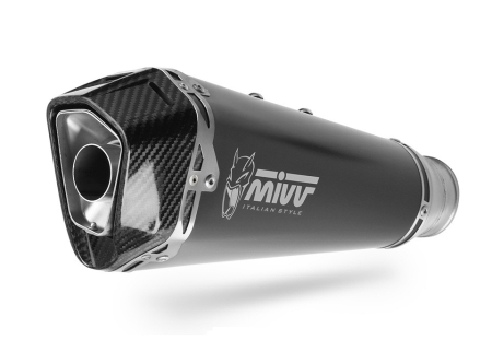 Piese moto - Full exhaust system 3x1 MIVV DELTA RACE Y.081.LDRB Negru