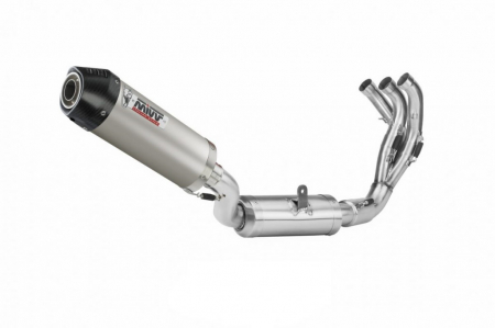 Piese moto - Full exhaust system 3x1 MIVV OVAL Y.069.L4C Titan / Capac Carbon