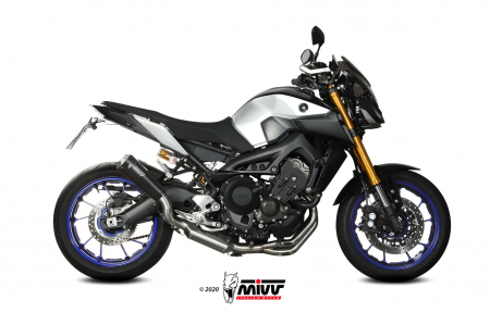Full exhaust system 3x1 MIVV X-M1 Y.060.LC4B Black Stainless Steel [1]