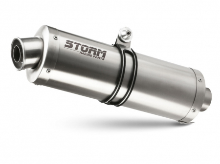 Piese moto - Full exhaust system 3x1 STORM OVAL Y.054.LX1 otel inoxidabil