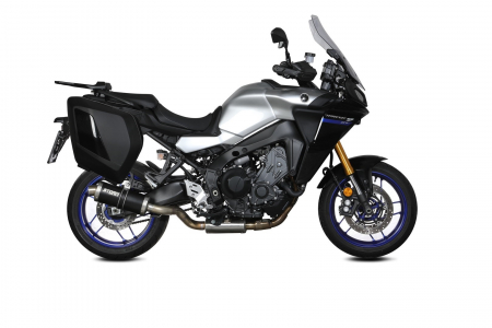 Full exhaust system 3x1 STORM OVAL Y.069.LX1B Negru [1]