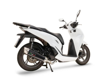 Full Line, silencer and separate header GPR FURORE-X SCOOTER HON.13.1.CAT.FXSC Matte Black including silencer approved for noise,db killer and catalyst compliant for inspection [3]