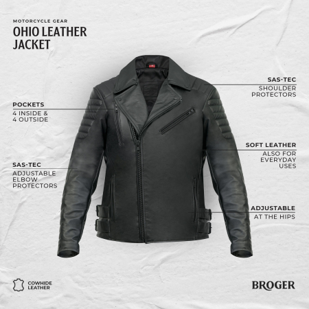 Geaca de piele Broger Ohio [8]