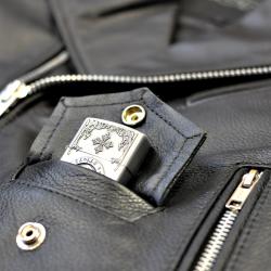 Geaca moto de dama din piele Ozone Ramones Lady [7]