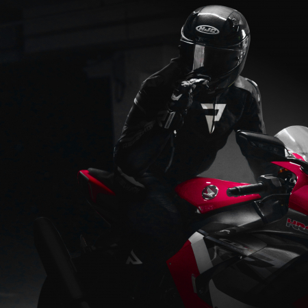 Geaca moto de piele Rebelhorn Fighter [2]