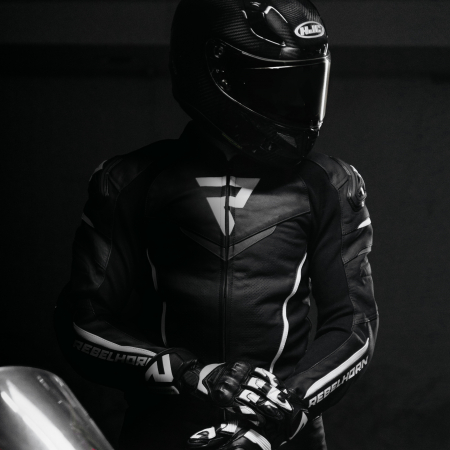 Geaca moto de piele Rebelhorn Fighter [4]