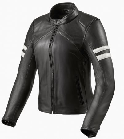 Geci dama - Geaca de piele REV'IT! Meridian Ladies, Negru 38 - lichidare stoc!