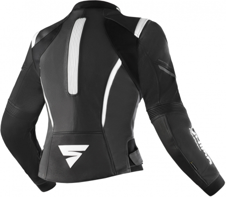 Geaca de piele SHIMA Miura 2.0 Lady, Rosu si Alb - lichidare stoc! [1]
