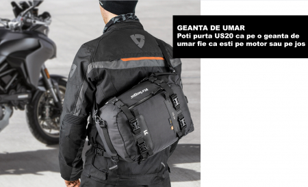 Geanta moto Kriega US-20 Drypack, Cordura [9]