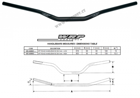 Piese moto - GHIDON WRP AMERICA 28,6mm STD Bronz