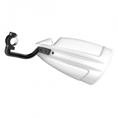 Handguard POLISPORT HAMMER 8307800001 with universal plastic mounting kit Alb [1]