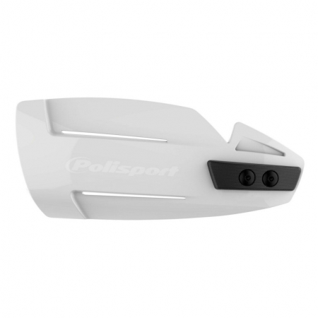 Piese moto - Handguard POLISPORT HAMMER 8307800001 with universal plastic mounting kit Alb