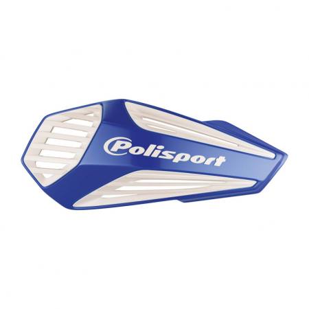 Piese moto - Handguard POLISPORT MX AIR 8308400006 with universal handlebar mounting kit BlueYam98 / White