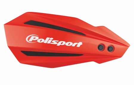 Piese moto - Handguard POLISPORT MX BULLIT 8308500026 with mounting system Red CR04