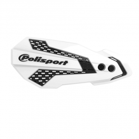 Handguard POLISPORT MX FLOW 8308200002 with mounting system alb/negru [2]