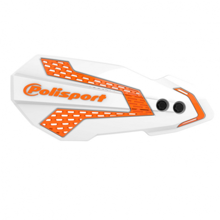 Piese moto - Handguard POLISPORT MX FLOW 8308200004 White/Orange