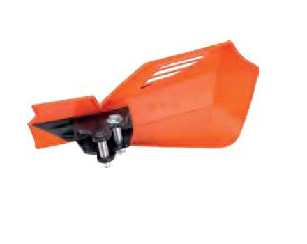 Handguard POLISPORT MX ROCKS 8306400043 with lever mounting system Alb [1]