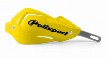 Piese moto - Handguard POLISPORT TOUQUET with universal mounting kit yellow RM 01